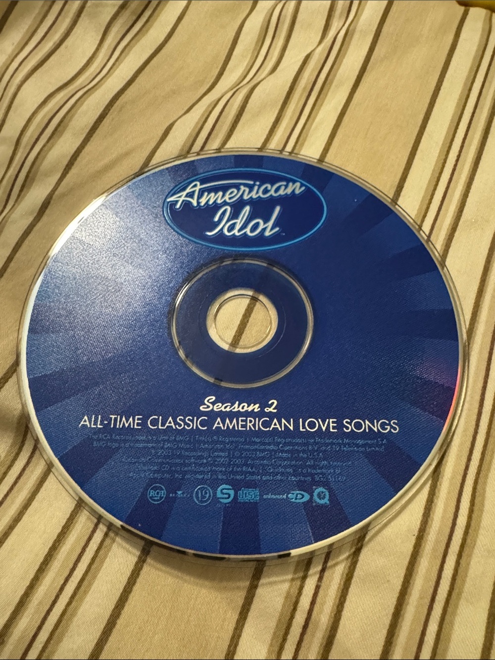 American Idol Season 2 CD - All-Time Classic American Love Songs (Blue)